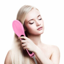 直发器直发梳子卷发器两用直发梳子不伤发负离子陶瓷电夹板梳苏的 豪华版【进口机芯】