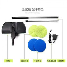 侨源 无线电动拖把擦地机家用360°全自动扫地机拖地墩布干湿两用无蒸 拖把+(2清洁布+2打蜡布)