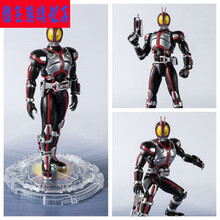 假面骑士frs拼装帝骑驰骑空我蒙面超人模型危险兔兔凯武橙子关节可动玩具摆件 555 FAIZ 巧爷(现货) 原封盒装+支架