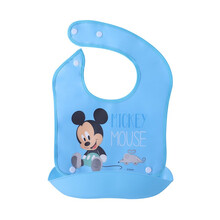 迪士尼（Disney） 婴儿口水巾宝宝围嘴新生儿防水吸水喂奶巾小孩吃饭双层纯棉纱布毛巾 米奇欢乐