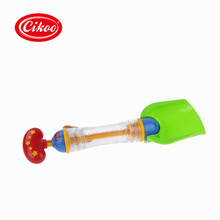 硅胶折叠伸缩水桶戏水沙滩玩具钓鱼便携儿童彩色小桶 铲子水枪二合一