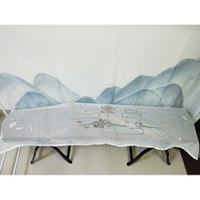 京炫（JINGXUAN)1米古筝防尘罩一米135 80 90小古筝防尘罩盖布手绘古筝盖琴罩遮尘 1米古筝罩莲花祥云