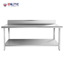 炉拼台打荷台厨房炉灶 商用拉门工作台 不锈钢双通道打荷台（工程定制) 长宽1200*800mm