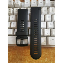 Garmin佳明fenix5X原装表带 通用5Xplus飞耐时fenix3快拆硅胶表带 原装fenix3 HR【黑色】+工具 26mm表带宽度