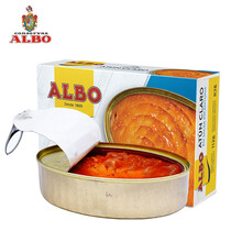 西班牙进口 ALBO海鲜罐头 即食下饭吞拿鱼密封 辣味黄鳍金枪鱼112g