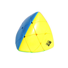 奇艺风火轮魔方格异形三阶五魔方不规则二三阶粽子魔方 顺滑儿童学生初学者比赛专用玩具 三阶粽子魔方-实色