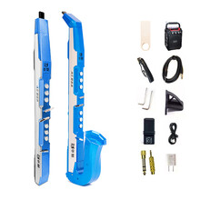 奥合畅华魅AC866华魅国产电吹管乐器笛子电萨克斯电子吹管玉阙可改装直管反手右手在上 华魅AC866蓝色+赠品（如需改装 联系客服）