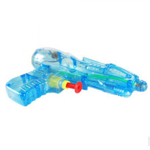 稚气熊 儿童沙滩玩具水枪宝宝玩水戏水户外洗澡游泳漂流戏水枪迷你喷水枪 小水枪5把