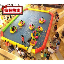 游泳池成人 大型户外水上乐园成人移动支架泳池钢架儿童游泳充气水池设备厂家 手摇船