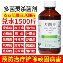 多菌灵花药多肉月季花卉植物盆栽叶斑病多菌箘灵白粉病剂 400g