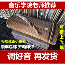 21弦迷你小古筝便携式半筝75cm 纯桐木 初学儿童成人练指器 75小筝+标配+安装调音