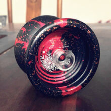 奥迪双钻 比赛专用KK金10珠轴悠悠球火力少年王5yoyo球金银冰魄 寒冰光子精灵S 泼墨紫 蓝冰魄 火山冰魄+10绳+手套【收藏送润滑油】