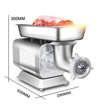 绞肉机商用大功率全自动强力电多功能切片丝粒灌肠台式不锈钢 RY-12S 1100W 国标电机