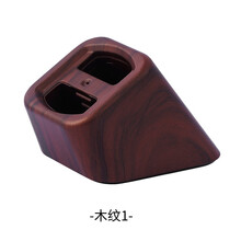 涉江车载手机支架底座厂家创意通用款汽车出风口夹子手机导航支架底座 木纹1