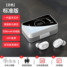 雅翔仕 真无线蓝牙耳机双耳运动跑步迷你隐形超长待机续航听歌入耳式适用苹果华为安卓小米oppo通用 白色 官方标配