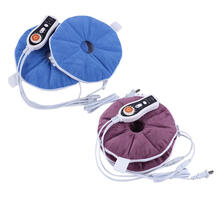 乳房哺乳期敷奶结胸部孕产妇涨奶堵奶贴通乳贴冷包 定时款绒布紫【一对】