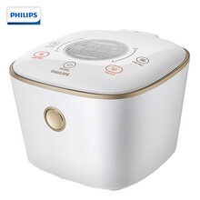 飞利浦（PHILIPS）电饭煲 电饭锅 饭煲 智能可预约多功能 HD4566 4L 火纹内锅 智芯IH加热 带蒸架