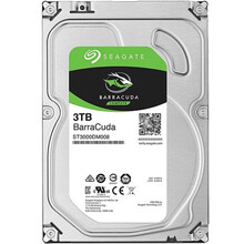 希捷(Seagate) 台式机机械硬盘 SATA接口3.5英寸希捷酷鱼BarraCuda系列 3TB (ST3000DM008)