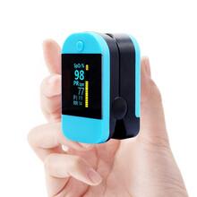 指夹式呼吸心率监测仪血氧饱和度检测量心跳脉搏血氧仪手指脉氧夹 (备)