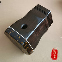 天鸣 Tianming 二胡筒红花梨红檀二胡琴筒厂家直销扁孔圆孔带底托 二胡筒扁孔