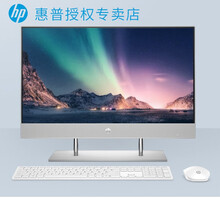 【2021新款】惠普（HP）星 青春版一体机 23.8英寸72色域高清窄边框无线蓝牙办公台式电脑 i5-1035G1四核-高性能集成显卡 定制版：8G内存 256G PCI-e+1T机械