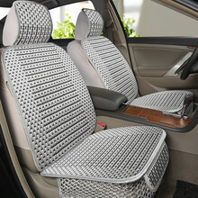 北京现代瑞纳悦纳RV悦动雅绅特椅套夏季冰丝坐垫四季全包汽车座套 标准版灰色