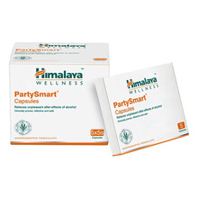 印度Himalaya喜马拉雅PartySmart药片喝酒前服用男女增加酒量喝酒不醉神器 一大盒 (5小盒共25粒)