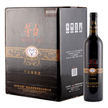 茅台（MOUTAI）红酒 佐餐 赤霞珠干红葡萄酒 12度 750ml*6瓶 整箱装