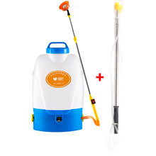 洵叶 电动喷雾器农用高压打药机锂电池充电背负式消毒机器大功率 装40斤水锂电20AH赠3.6米伸缩杆可喷6米高