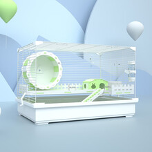 宠尚天（Jonsanty）CST140W1 仓鼠笼子58基础笼亚克力透明超大别墅房金丝熊刺猬套装用品