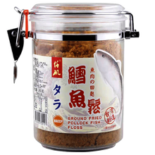 台湾特产 味一公司出品 仟矶金枪鱼松 三文鱼松 鳕鱼松 进口宝宝鱼肉松儿童辅食 老人食品 原味鳕鱼松280g