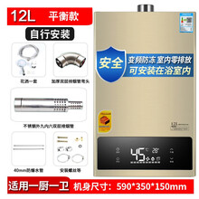 家用天然气12L16L升恒温强排式液化煤气平衡式洗澡燃气热水器 【平衡款】12升（不包安装） 天然气
