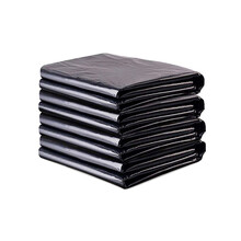 妮管家 垃圾袋特大号平口80*100cm 50只加厚黑色平口塑料袋商用物业酒店环卫干湿分类垃圾桶袋