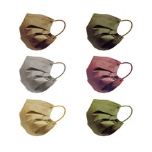 亿凌 彩色n95医用外科口罩女神时尚同款一次性防病毒 通用17.5cm*9.5cm  6色混装60片