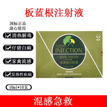 兽用板蓝根注射用液猪用高烧不退牛羊药清热解毒退烧抗病毒兽