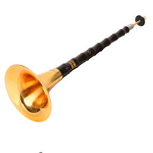 精制乌木唢呐  ABCDEG唢呐 初学者业演奏带哨片 乌木降B调白碗+8大