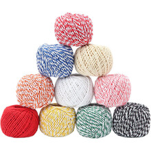 伍涵 粽子绳包粽绳端午扎粽子棉线捆大闸蟹绳子食品捆绑棉绳粽线 红白色【10个】