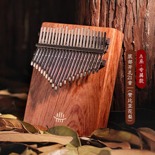 luru鲁儒a类拇指琴 卡林巴琴17音21音kalimba初学者男女生儿童手指琴便携式羊阿宝抖音同款 箱式21音(赞比亚梨木)