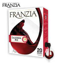 超市	
FRANZIA芳丝雅加州红系列单杯干红葡萄酒 3L盒装 美国进口红酒