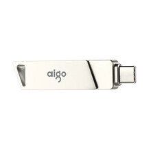爱国者（ aigo） Type-C USB3.0 手机U盘 U350 银色 双接口手机电脑用 32GB 