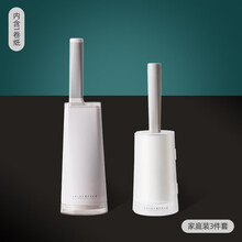 粘毛器滚筒除毛刷衣物除尘衣服静电滚刷去毛器家用吸沾黏粘毛神器 白色款+粘毛器(立式)