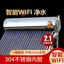 标努 太阳能热水器家用全自动一体新型智能配件真空管农村太空能 (高配16管-单机)