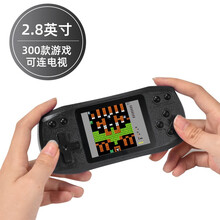 霸王小子掌上psp游戏机掌机 儿童玩具礼物彩屏PSP游戏机内置300款游戏超级玛丽魂斗罗 黑色标配