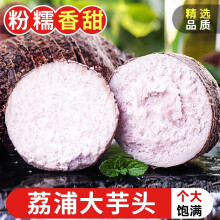 探味君 广西荔浦大芋头 现挖粉糯大香芋 新鲜蔬菜 3斤净重2.8斤 中芋（单果250g起）