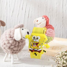 儿童手表男女卡通玩具啪啪圈手环绿水龟小学生幼儿迷你考试电子表 小海绵宝宝