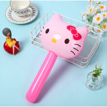 新款充气锤子卡通儿童充气皮充气玩具小礼品幼儿园小榔头 充气【头】锤 5个【小猫咪】