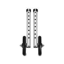 可孚 助行器老人四脚拐杖残疾人助步器行走辅助助力行走老年人助行器脚垫脚轮配件 铝合金脚轮1对