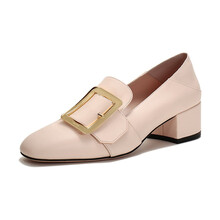 BALLY 巴利 女士皮质可踩脚中跟单鞋淡粉色 JANELLE 40 426 6231105 3/36码
