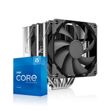 英特尔 Intel i5-11400F 6核12线程 盒装CPU处理器 +ID-COOLING SE-70七热管风冷散热器套装