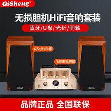 奇声（QISHENG）高档胆机音响胆机HIFI组合音箱套装电子管功放发烧级桌面音箱 发烧级HIFI胆机音箱套装